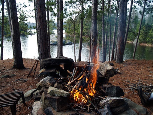 Pinetree Lake campsite