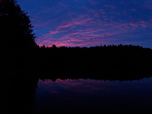 Dawn on Fork Lake
