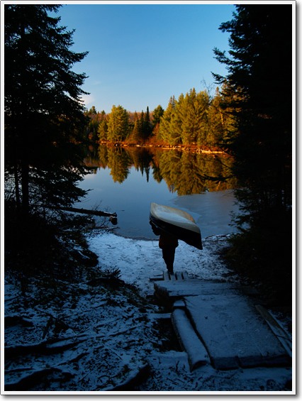 Paddling Cedar Lake