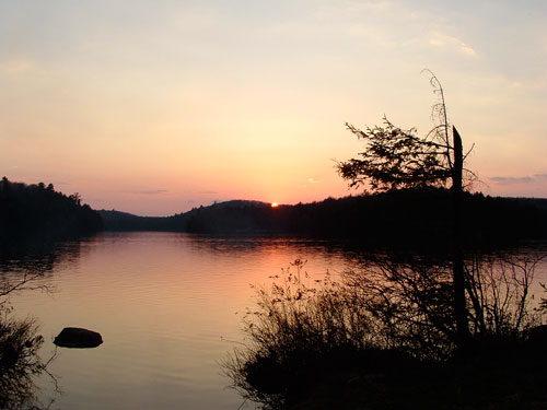 Tanamakoon Lake Sunset