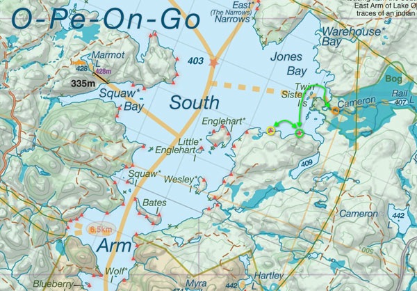 Opeongo Lake Campsite Map Trip-Log#50 - Day 2 - Waking Up All Alone On Lake Opeongo
