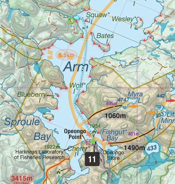 Opeongo Lake Campsite Map Trip-Log#90 - Day 1 - At Last! Winter Trekking Lake Opeongo!