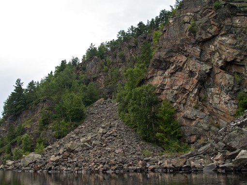 Alsever Lake Rockslide